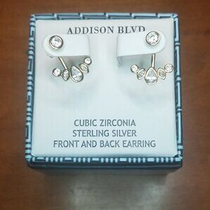 Front and back jacket style earrings